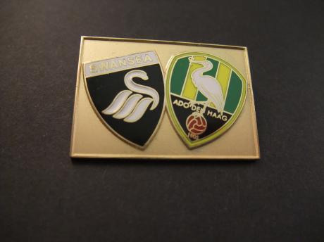 Swansea City- ADO Den Haag logo's zalmkleur